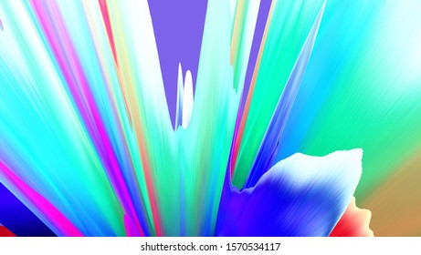 Digital effects. Vibrant abstract background. Colorful pattern. Geometric texture. Festive decoration.