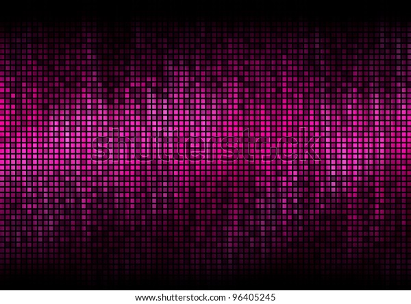 Digital Equalizer Color Pixels Amplitude Level Stock Illustration 96405245