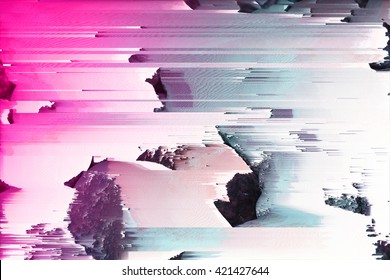 Digital Glitch Background