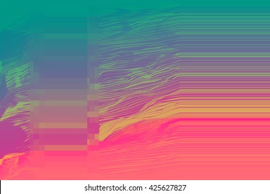 Digital Glitch Background