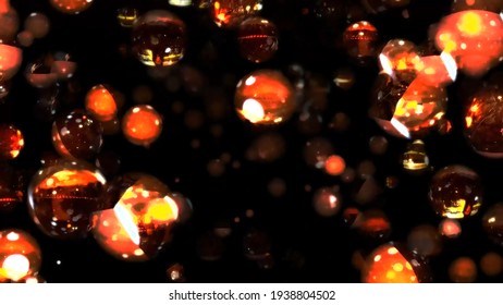 Digital Illustration Abstract Bubbles Background