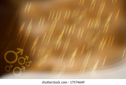 Digital illustration of digital background	