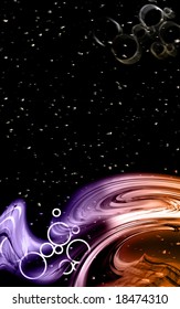 Digital illustration of digital background	