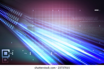 Digital illustration of digital background 	