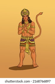 Digital Illustration Of A Character From An Indian Folk Tale