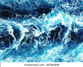 Digital Illustration Of Cruise Ship Wake