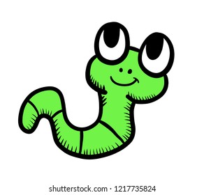 25,661 Worm cartoon Images, Stock Photos & Vectors | Shutterstock