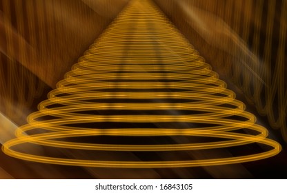 Digital illustration of spring background 	