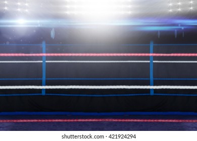 Digitales Bild von farbigen Seilen auf schwarzem Hintergrund