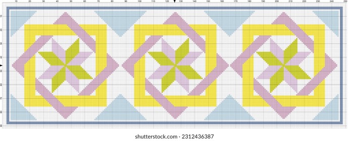 Digital image of cross-stitch pattern 