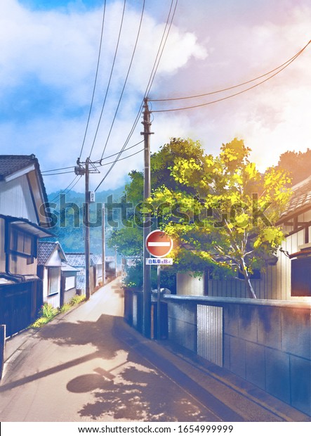 Tokyo Alley Stock Illustrations Images Vectors Shutterstock