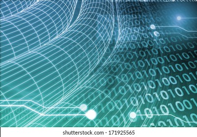 Digital Imagery with Data Network Transfer Art