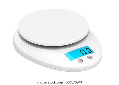 Digital Kitchen Scale on a white background
