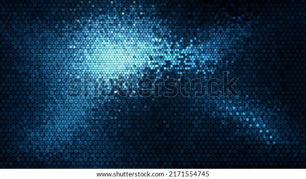 Digital\
light explosion sci-fi graphic background intelligent AI technology\
or beige blue gradient data network\
structure