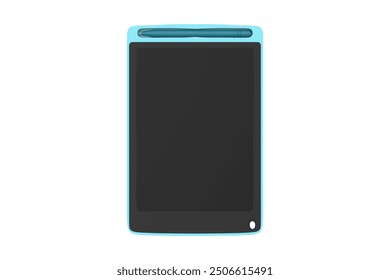 Digital Magic Slate Electronic Notepad Scribble Doodle Drawing Rough Pad for Kids. 3d illustration