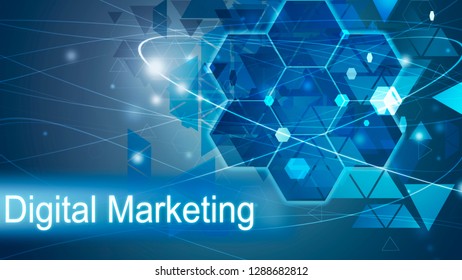 Digital Marketing Business background - Powered by Shutterstock