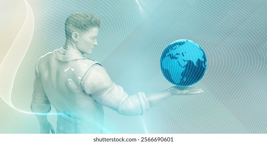 Digital Productivity Tools Software App Solutions Technology Concept 3D Render