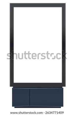 Digital rectangle green panel billboard