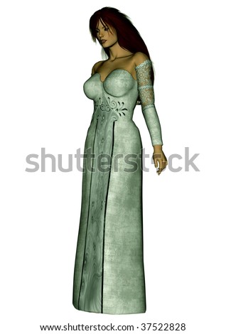 Old-Fashioned Brown Dress