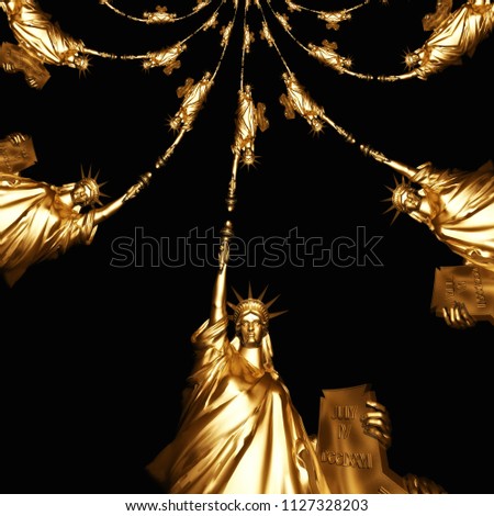 Digital Rendering of the Statue of Liberty