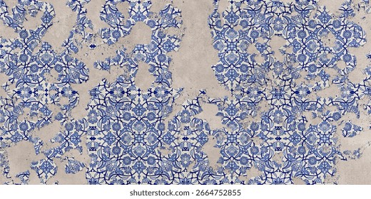 Digital Rustic Wall Tile Design, Geometric pattern, Abstract wall Décor. In Multi Colours. It can be used For Home Kitchen or Washroom Decoration.