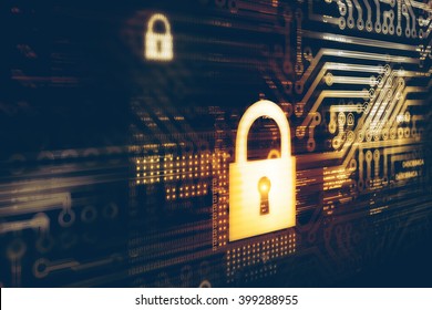 Konzept der digitalen Sicherheit