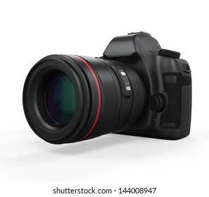 Digital SLR Camera Isolated