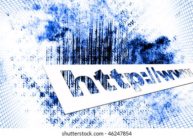 Digital Space Background