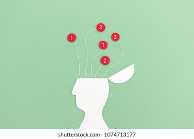 Digital Stress And Mental Load - Image To Visualize The Influence Of Distraction On The Brain From Mobile Notification Alerts