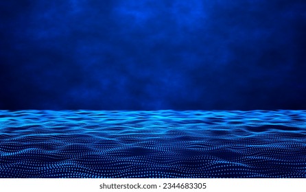 blue water 3d background