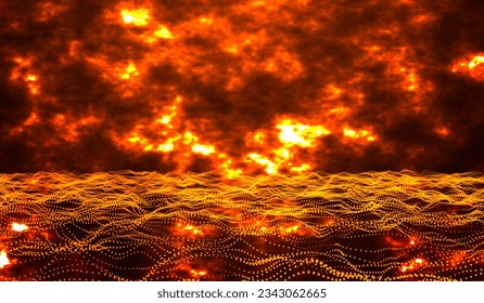 orange abstract gradient orange