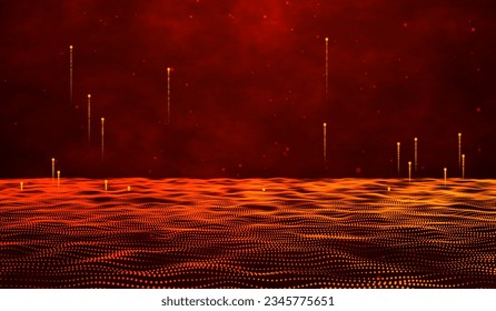 3d particles  background