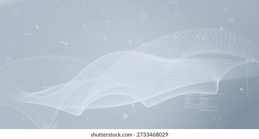 Digital technology image background. Wide angle visual for banners or advertisements.