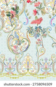 Digital , Textile Design Border,Textile Design Border, Motif,
textile digital design,pattern hand made,
artwork frame, gift card, wallpaper, women cloth ornament
,abstract border ,rug ,ethnic ,ikat,new semi bold flower designs
,geometrical working,
Textile digital, ethnic style motif ,baroque ,ornaments shirt, 
dupatta abstract, vintage ,luxury ,flowers,women clothing,