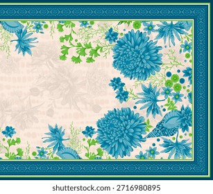 Digital textile design front back sleeves