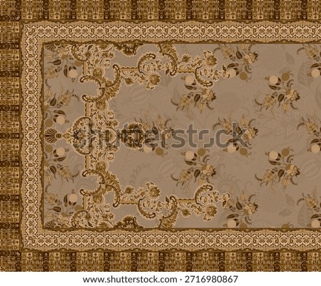 Digital textile design front back sleeves