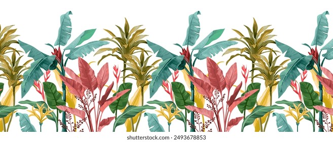 Digital textile design illustration seamless floral tropical,design,background,tropical,traditional,motive,art,summer,vintage,ethnic,mughal, - Powered by Shutterstock