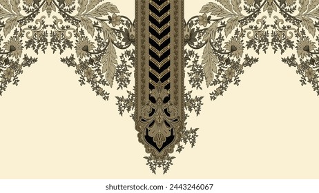 digital textile design and digital motif for design composition for digital print fabric art hand made