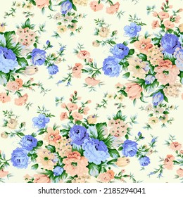 Digital And Textile Design Pattern
