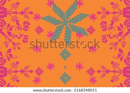 Digital And Textile Design Pattern
