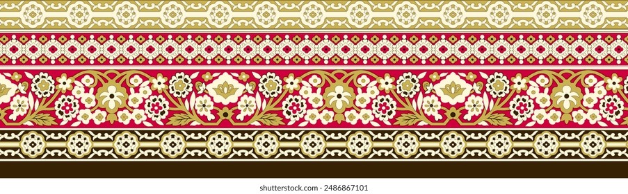 digital textile draw boder pattern motif ikat seamless seem deisgn our help to create awesome design draw pattern flower motif