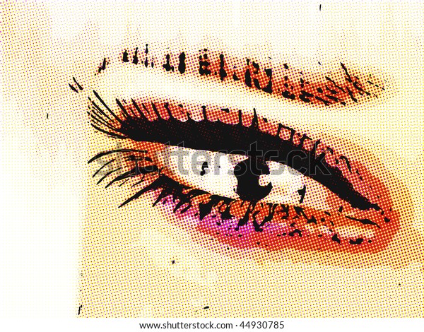 Digital Visualization Comic Girl Stock Illustration 44930785 | Shutterstock