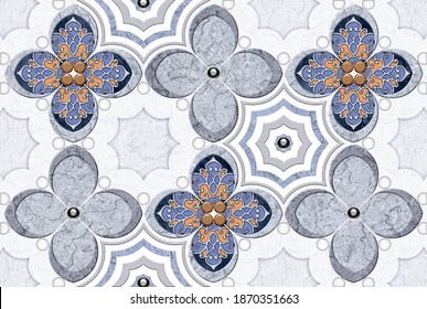 Digital wall tile design, Wallpaper, Background and Texture