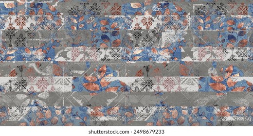 Digital Wall Tile Décor For Home, Ceramic Tile Design, Seamless colourful tiles. - Powered by Shutterstock