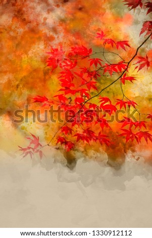 Similar – Image, Stock Photo Asian fans Nature Spring