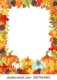 3,342 Watercolor Pumpkin Border Images, Stock Photos & Vectors ...