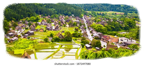 日本 田園風景 のイラスト素材 画像 ベクター画像 Shutterstock