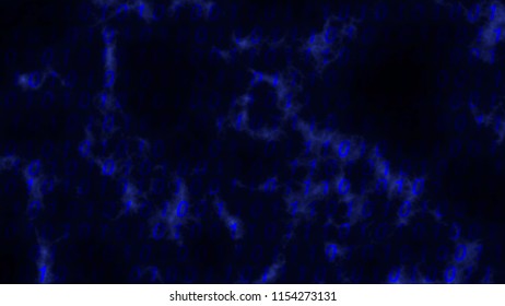 Digital zero one background with blue light