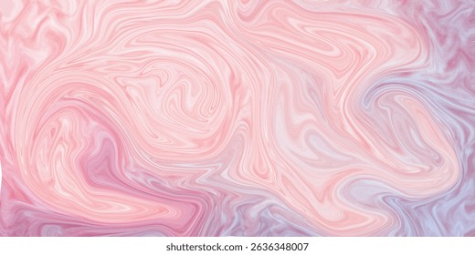 A digitally created image featuring a mesmerizing blend of pink and lavender hues in a swirling marble pattern.