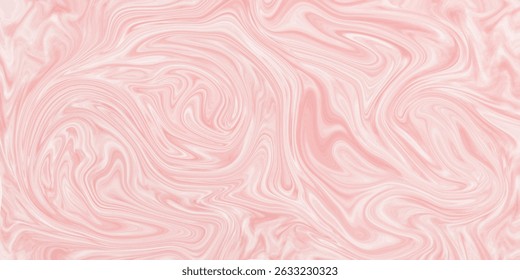 A digitally created image showcasing a mesmerizing blend of pink and white hues in a swirling marble pattern. The texture is smooth and elegant.
